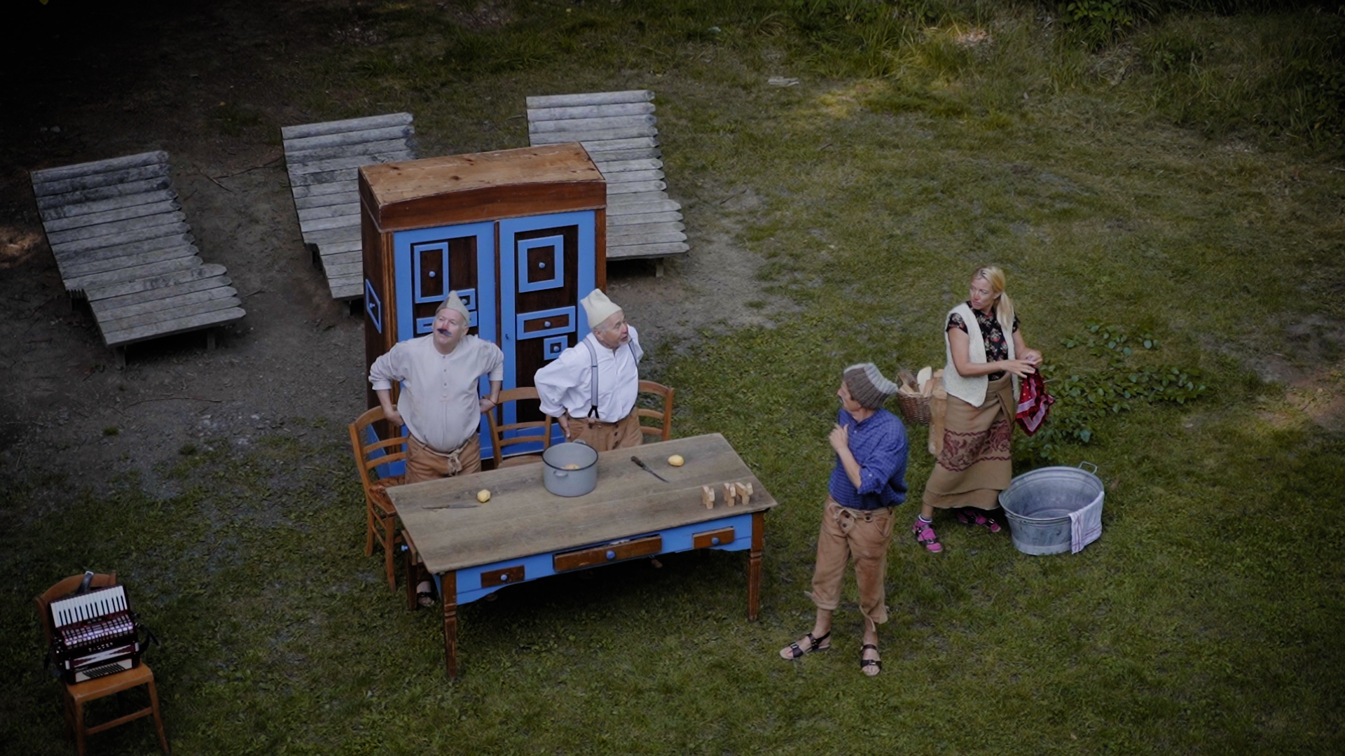 Theatervorführung der Jugendpflege