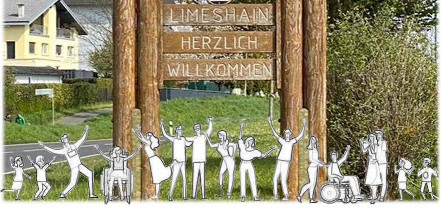 Ortseingang Limeshain - Herzlich Willkommen